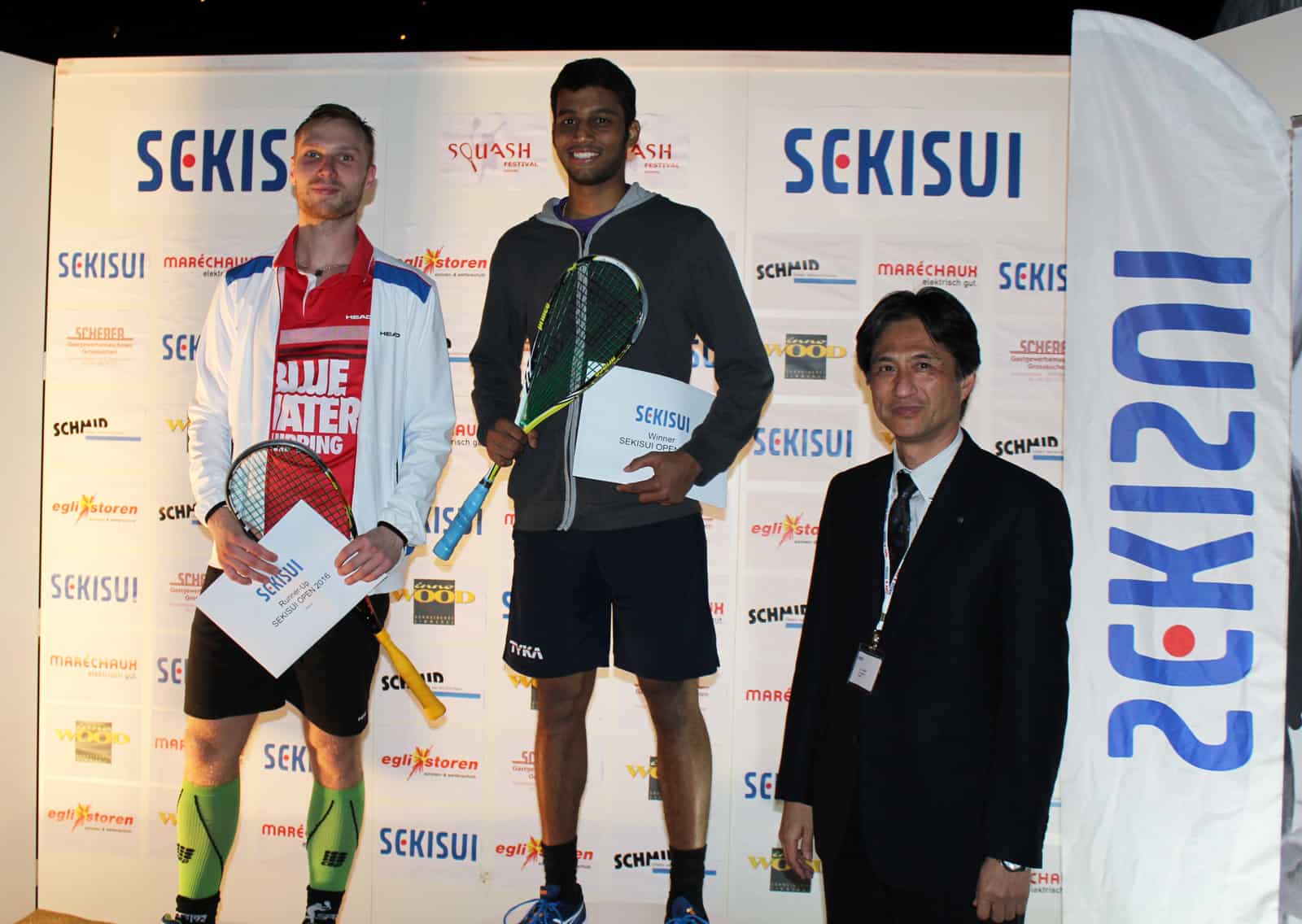 Sekisui Squash Men's Winners