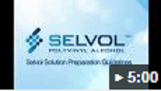 Selvol Polyvinyl Alcohol Solution Preparation Video