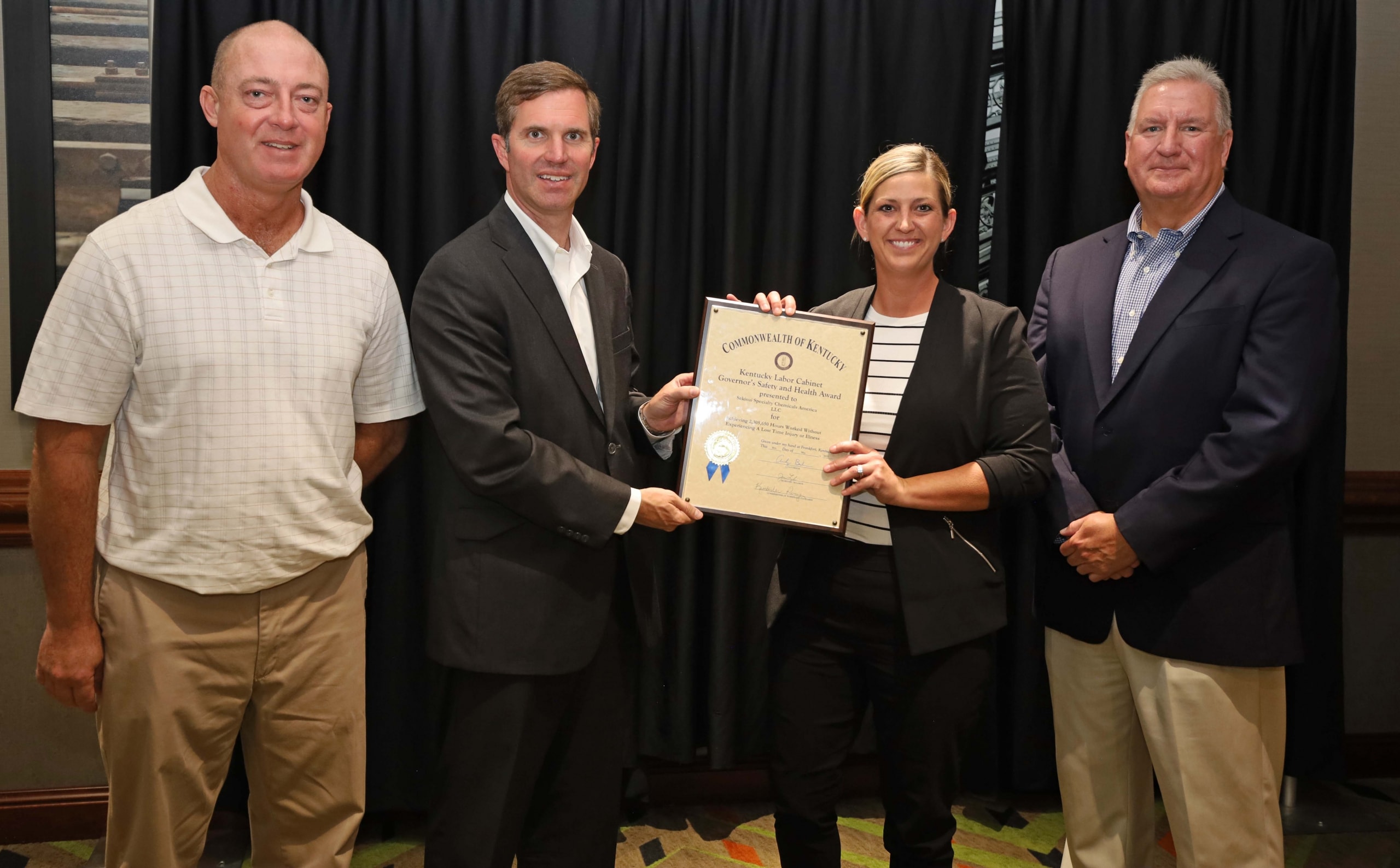 Calvert City Plant Earns Governor’s Safety and Health Award