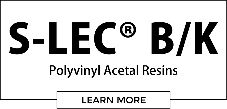 S-LEC B/K Polyvinyl Acetal Resins